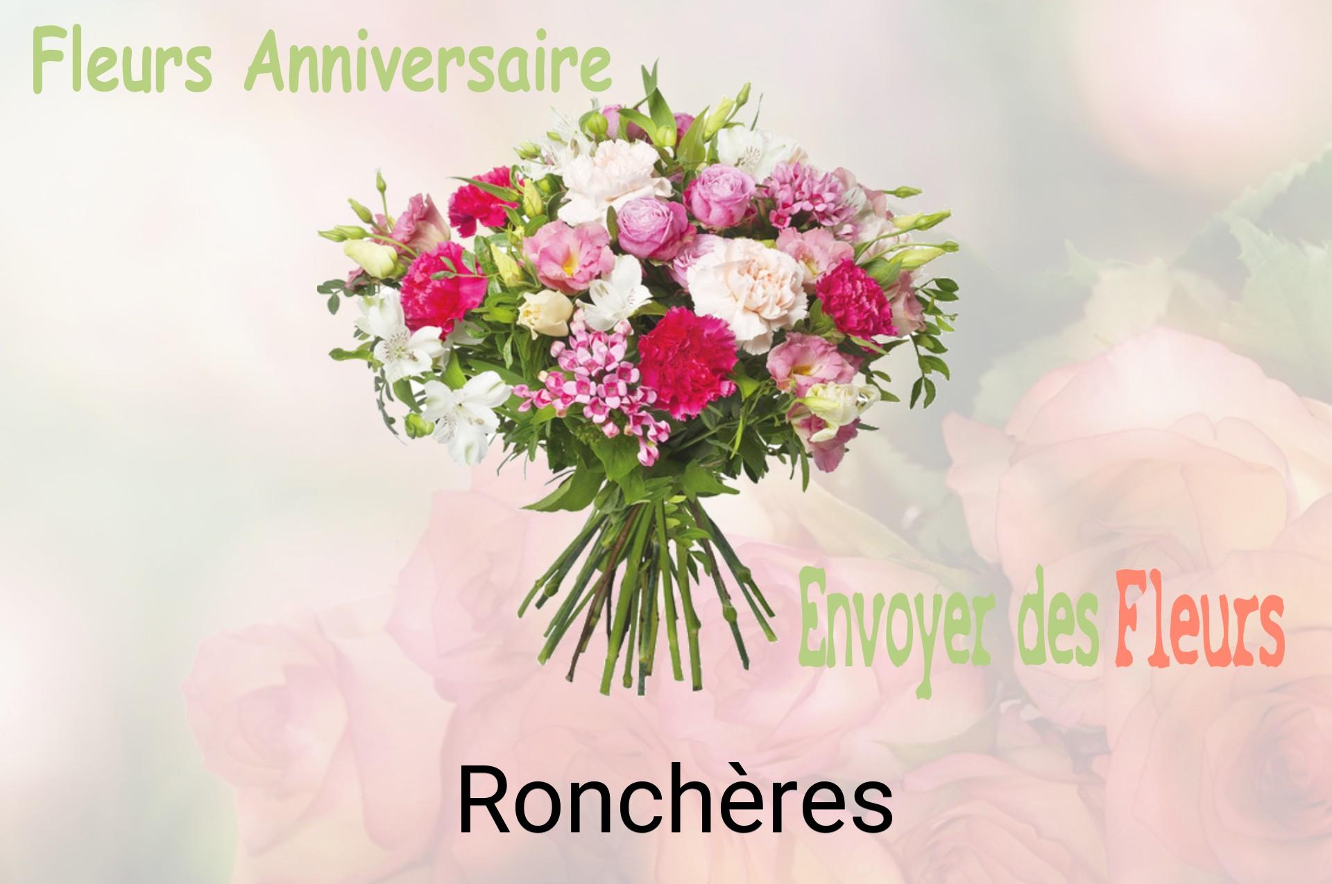 Bouquet de fleurs d’anniversaire livré à Ronchères