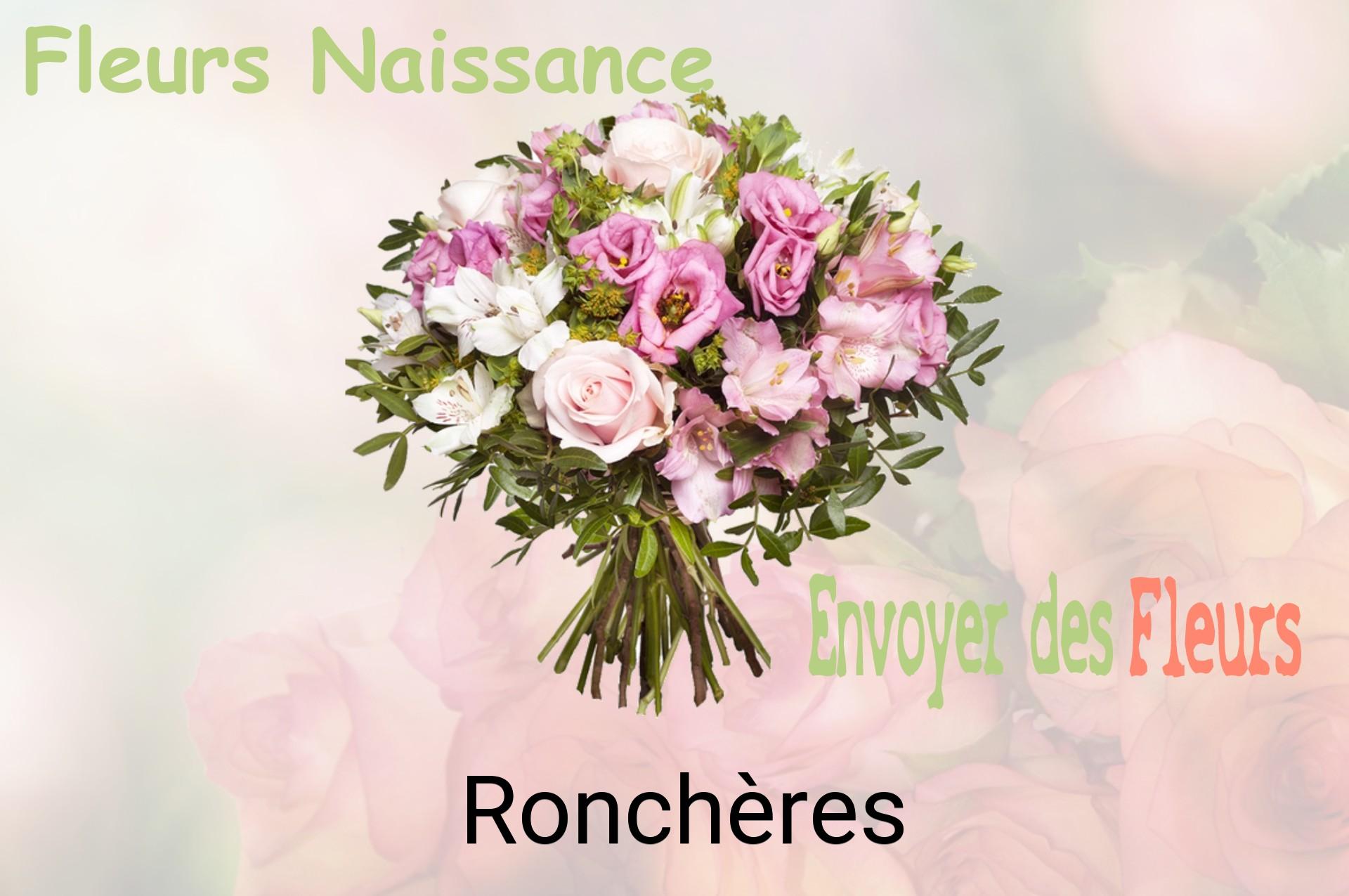 Bouquet de fleurs de naissance livré à Ronchères